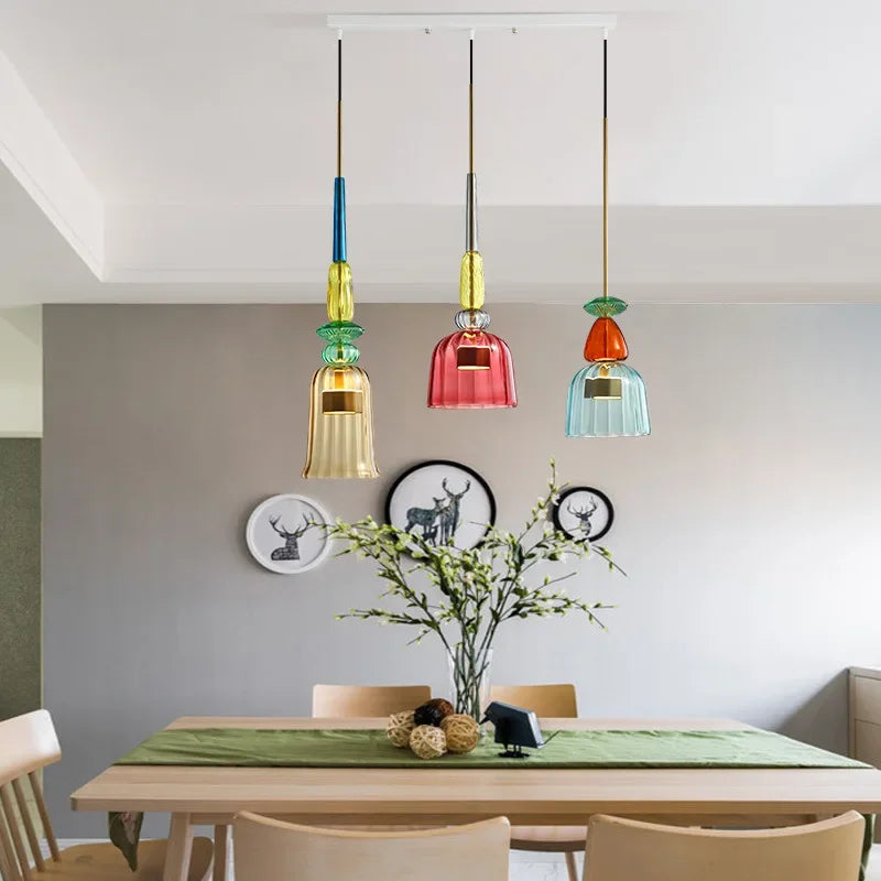 Adjustable Colorful Pendant Light