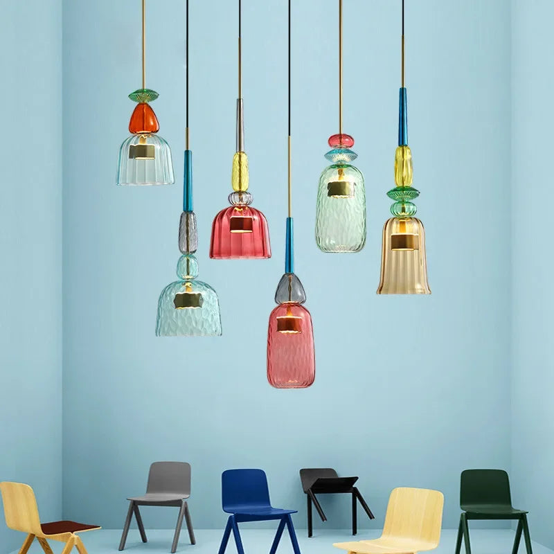 Adjustable Colorful Pendant Light