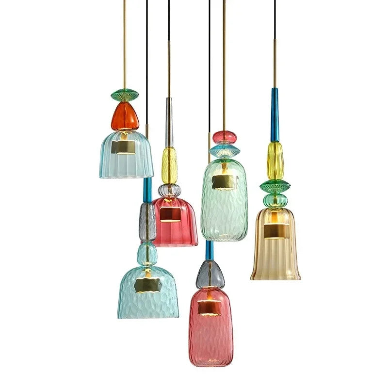 Adjustable Colorful Pendant Light