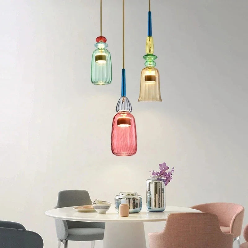 Adjustable Colorful Pendant Light