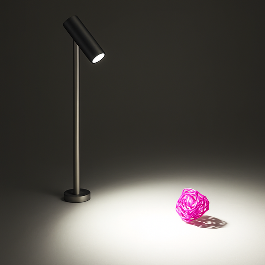 Projecteur LED réglable pour vitrine à bijoux