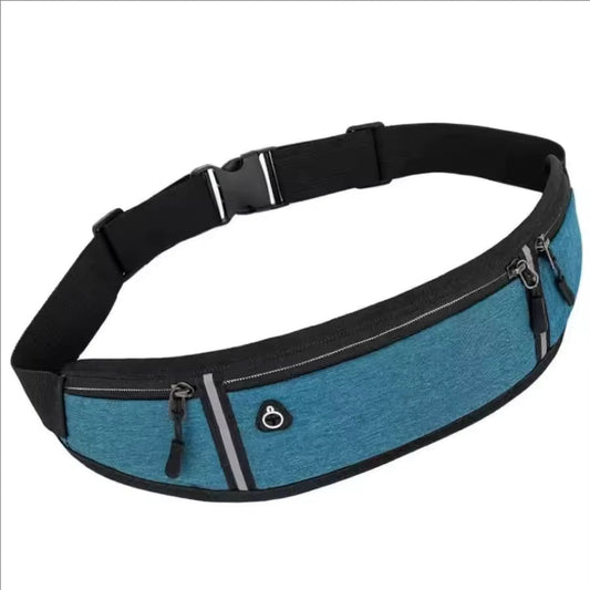 Ceinture de course réglable avec poche dissimulée pour téléphone
