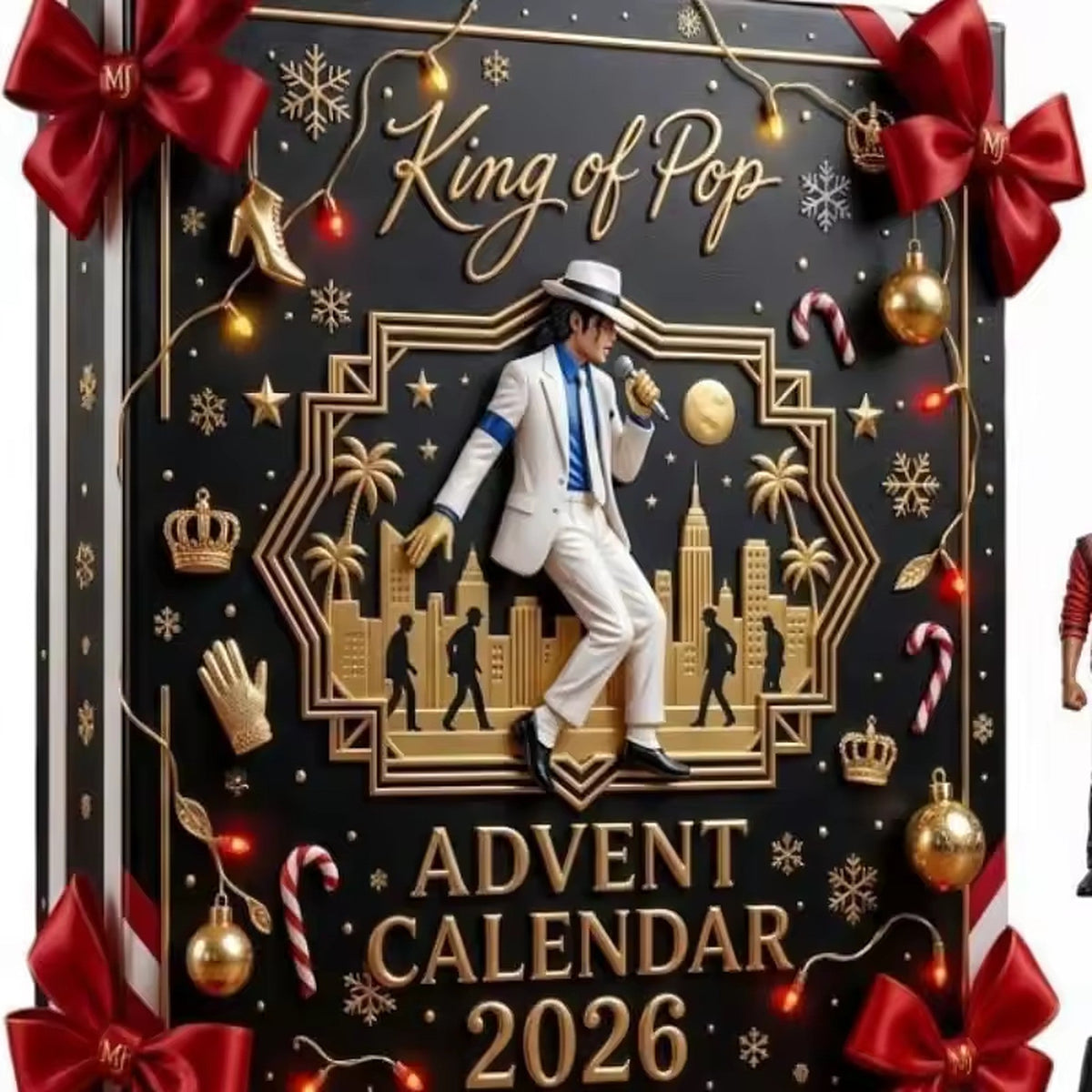 Advent Calendar - 24 Pop Star Figures Featuring the Iconic King of Pop