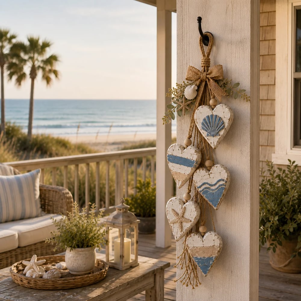 Aesthetic Wall Decor Hanging Glowing Heart Ornament