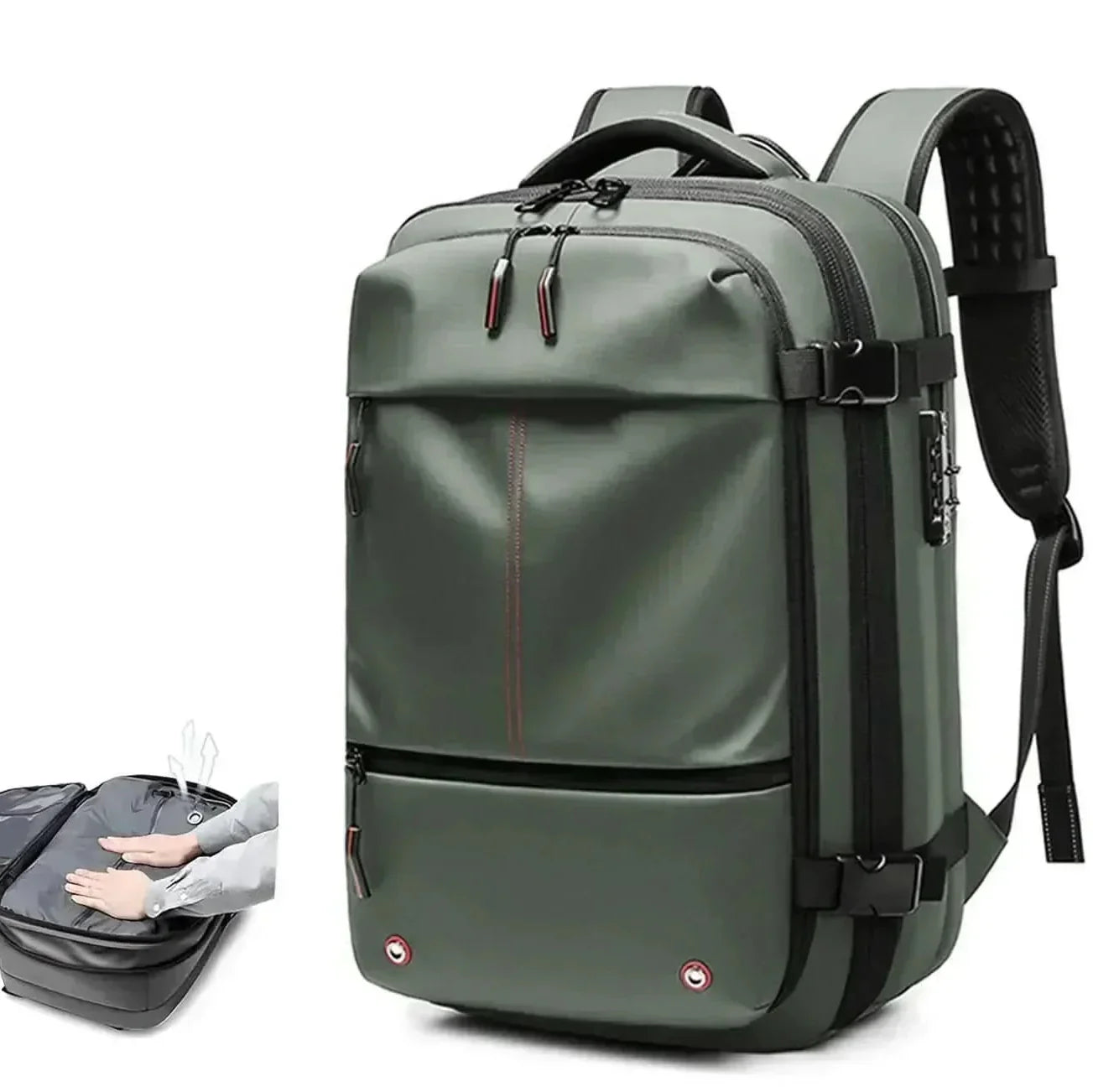 AIRTRAIL Backpack - Compressible laptop backpack for travelling