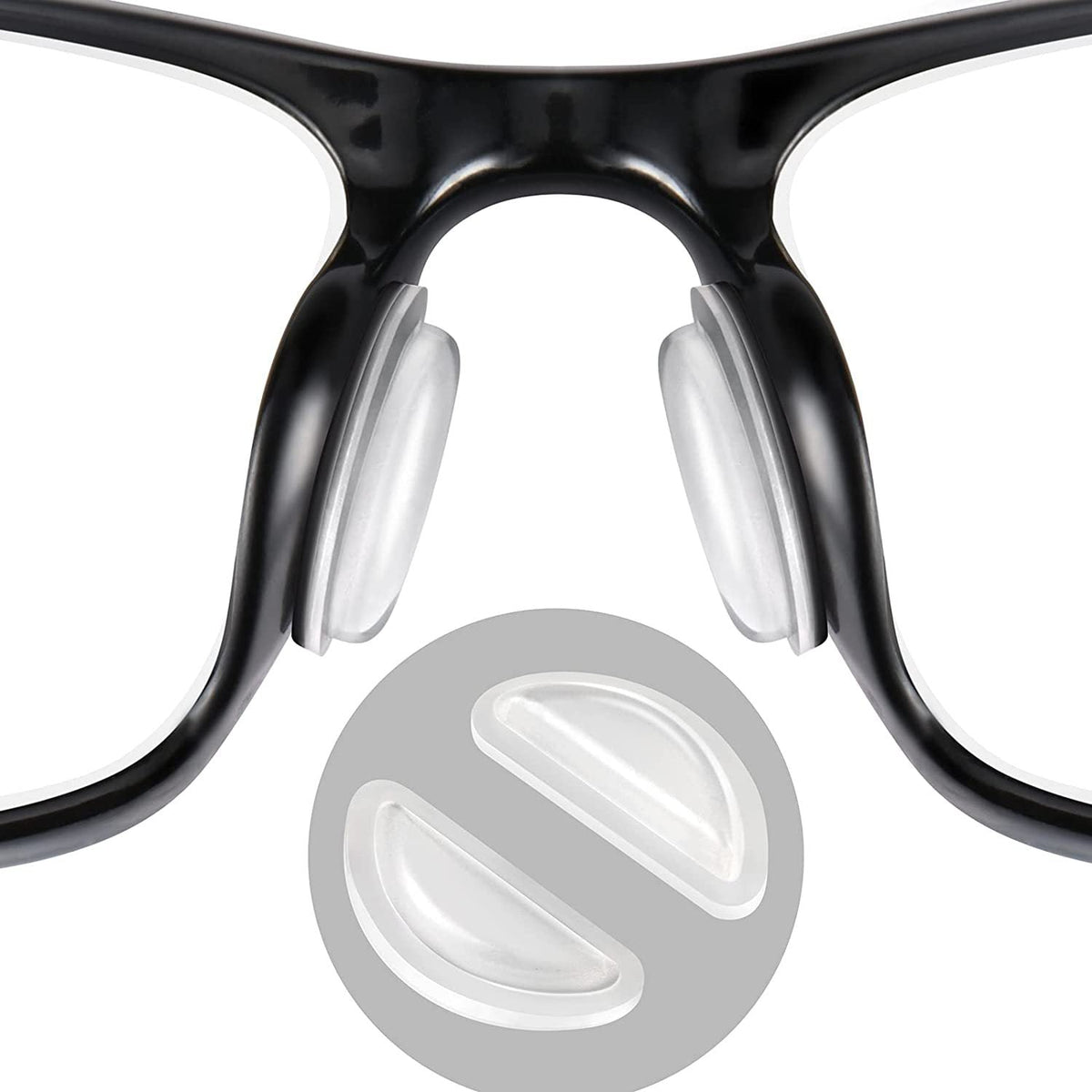 Coussinets de nez en silicone antidérapants