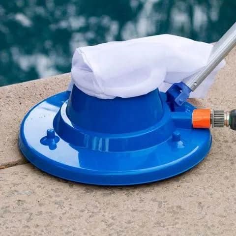 AQUAVAC – Chemical-Free Pool Cleaner with Strong Suction Power for Leaves & Dirt