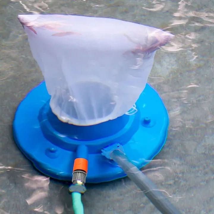 AQUAVAC – Chemical-Free Pool Cleaner with Strong Suction Power for Leaves & Dirt
