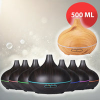 Aroma Diffuser – 500 ml with Wood-Grain Look