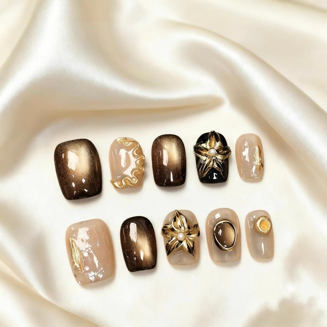 Artistic Press-On Nails