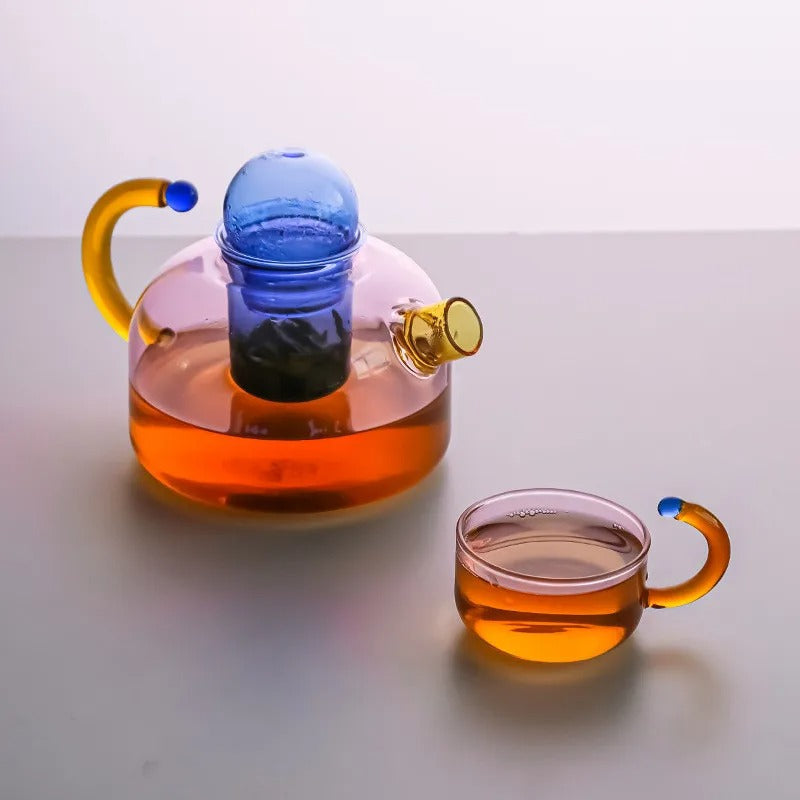 Artistic Tokyo Teapot and Cup