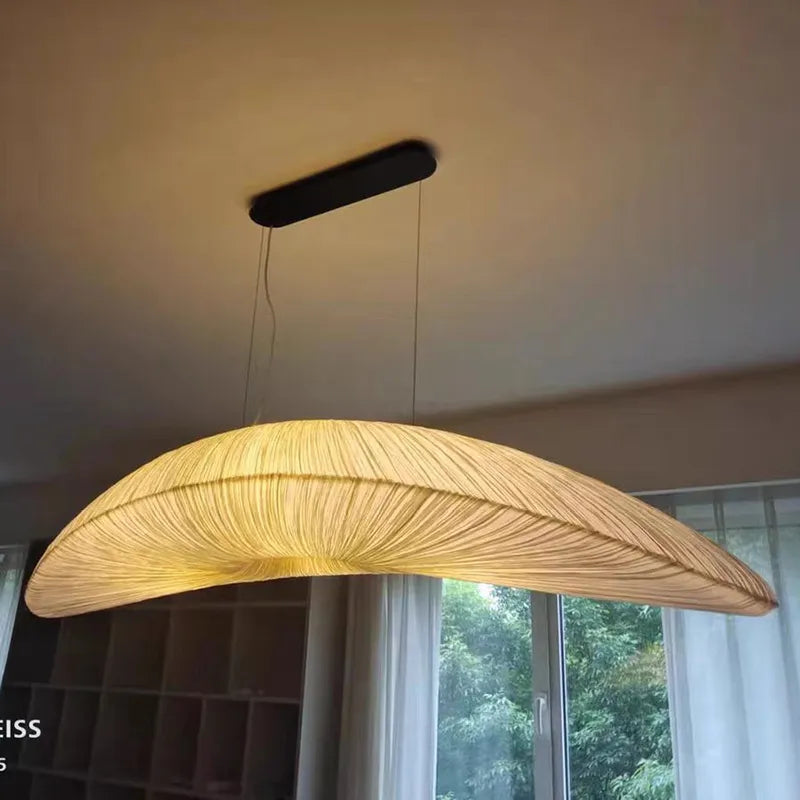 Aurelia Sailing Fabric Chandelier White LED Pendant Light