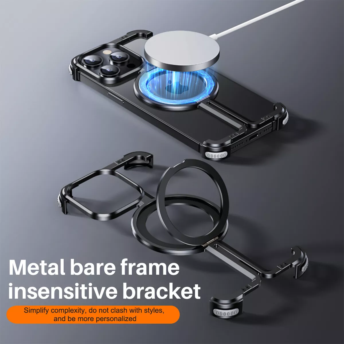 Aurex Borderless Titanium MagSafe iPhone Case Ultra Slim