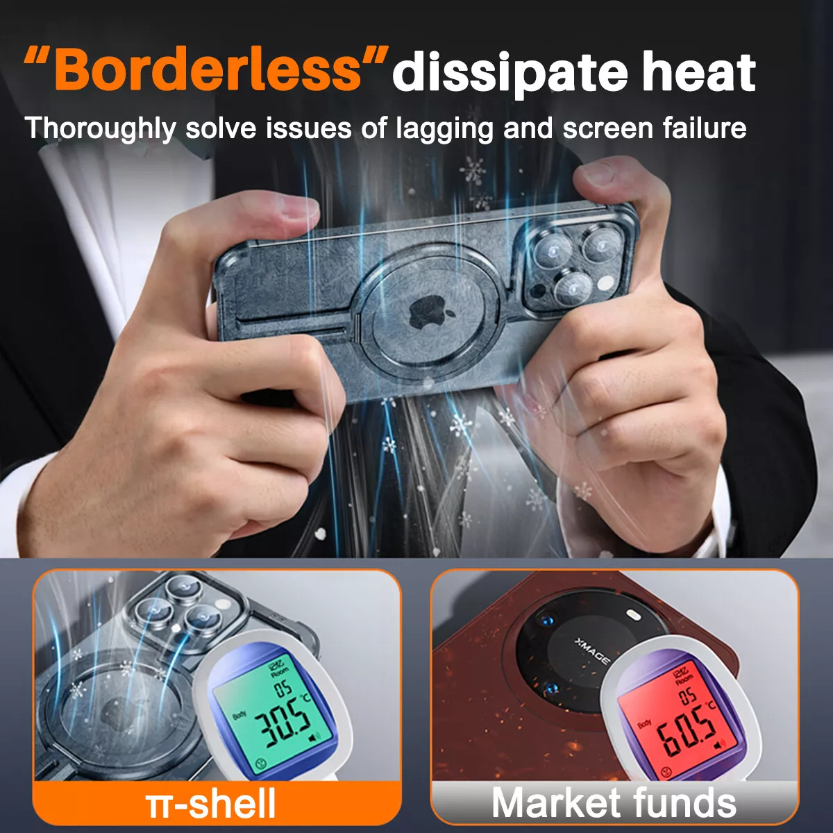 Aurex Borderless Titanium MagSafe iPhone Case Ultra Slim