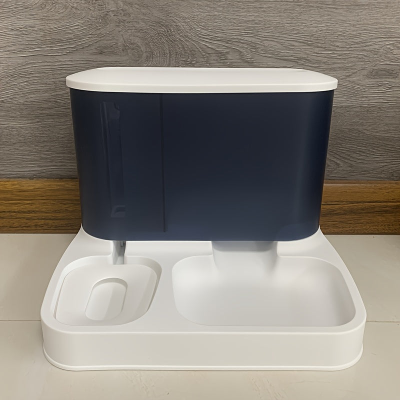 Automatic Food and Water Dispenser – 2-in-1 Feeder & Water Dispenser for Cats and Small Dogs