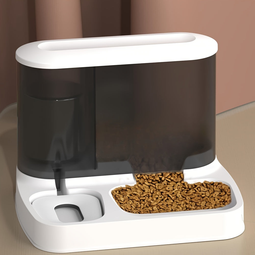 Automatic Food and Water Dispenser – 2-in-1 Feeder & Water Dispenser for Cats and Small Dogs