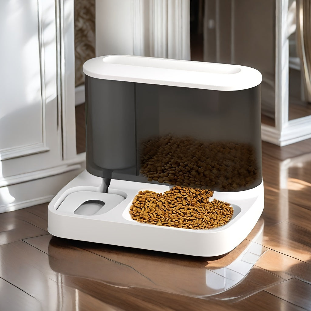 Automatic Food and Water Dispenser – 2-in-1 Feeder & Water Dispenser for Cats and Small Dogs