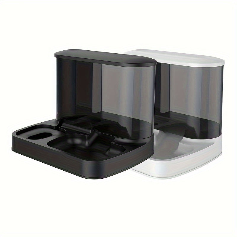 Automatic Food and Water Dispenser – 2-in-1 Feeder & Water Dispenser for Cats and Small Dogs