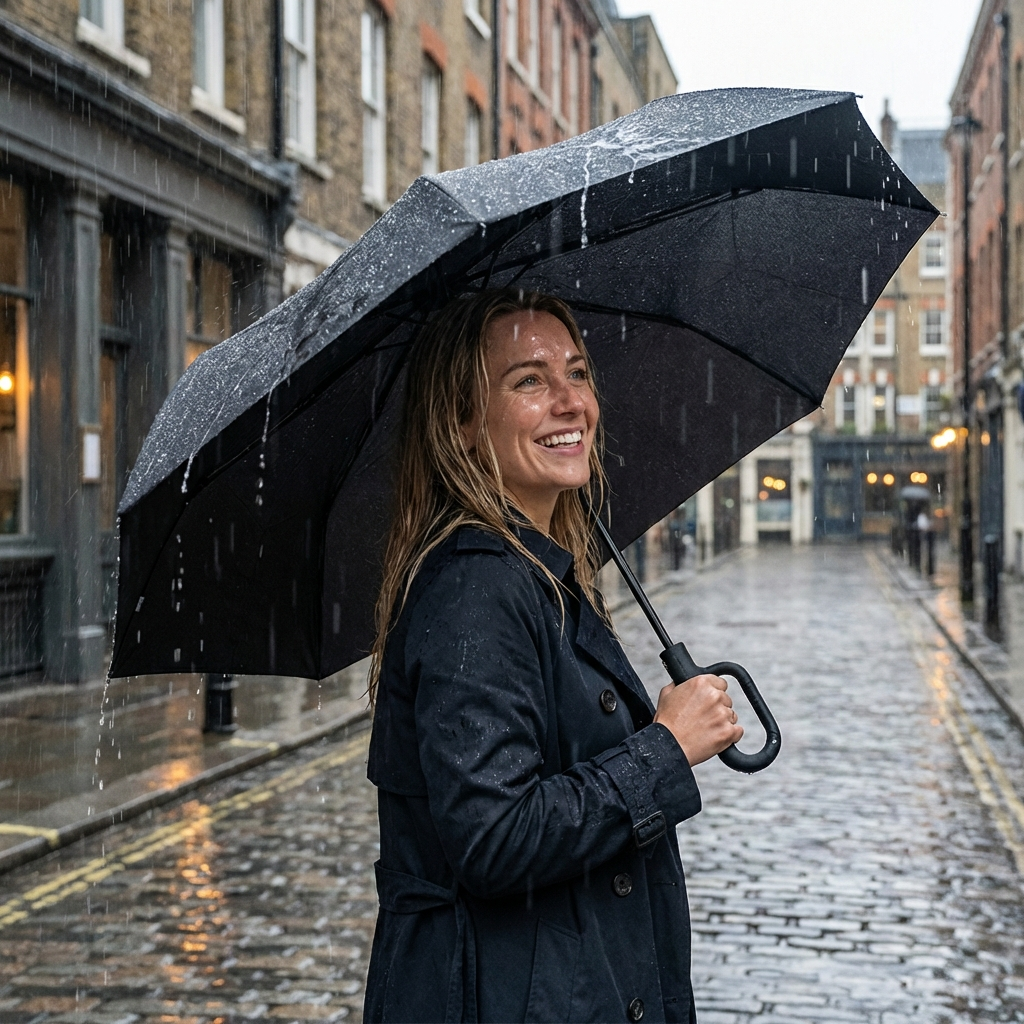 Parapluie à ouverture automatique - Design fiable avec protection contre les intempéries