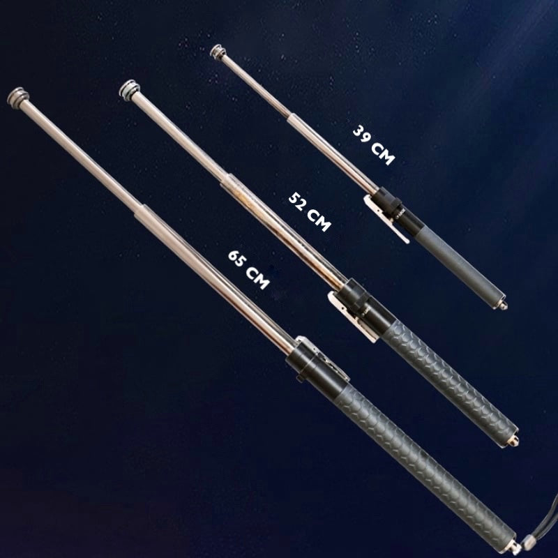 Automatic Self-Defense Walking Stick With Anti-Slip Grip