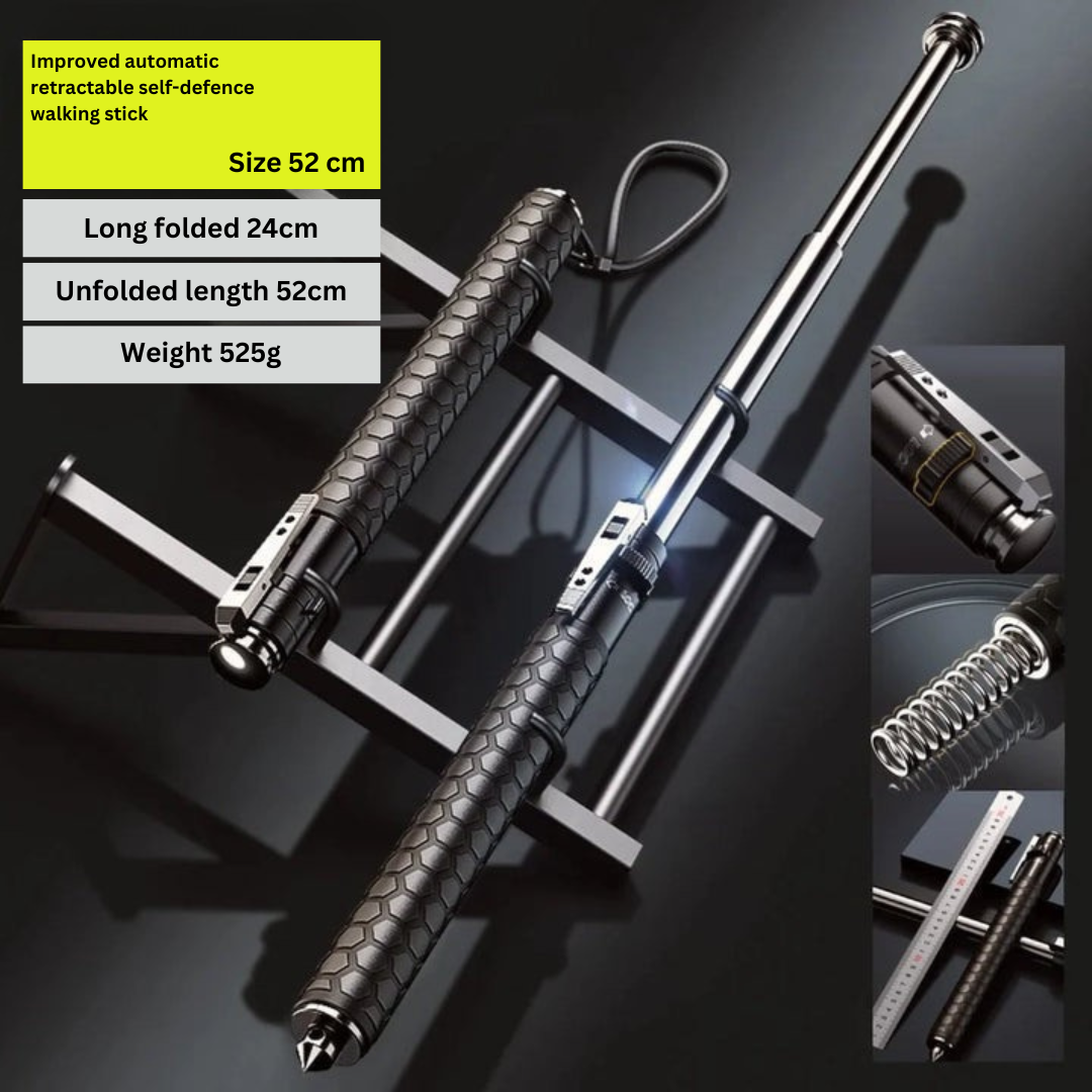 Automatic Walking Stick for Self-Defense for Urban Safety