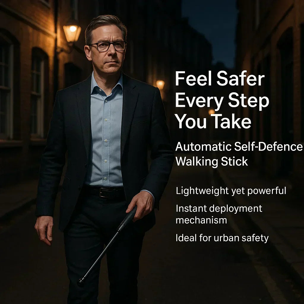 Automatic Walking Stick for Self-Defense for Urban Safety