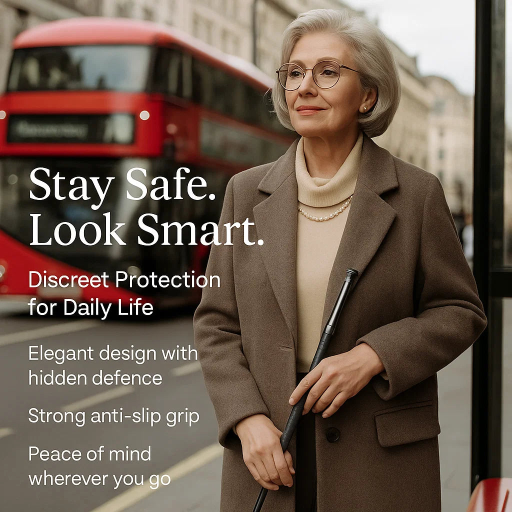 Automatic Walking Stick for Self-Defense for Urban Safety