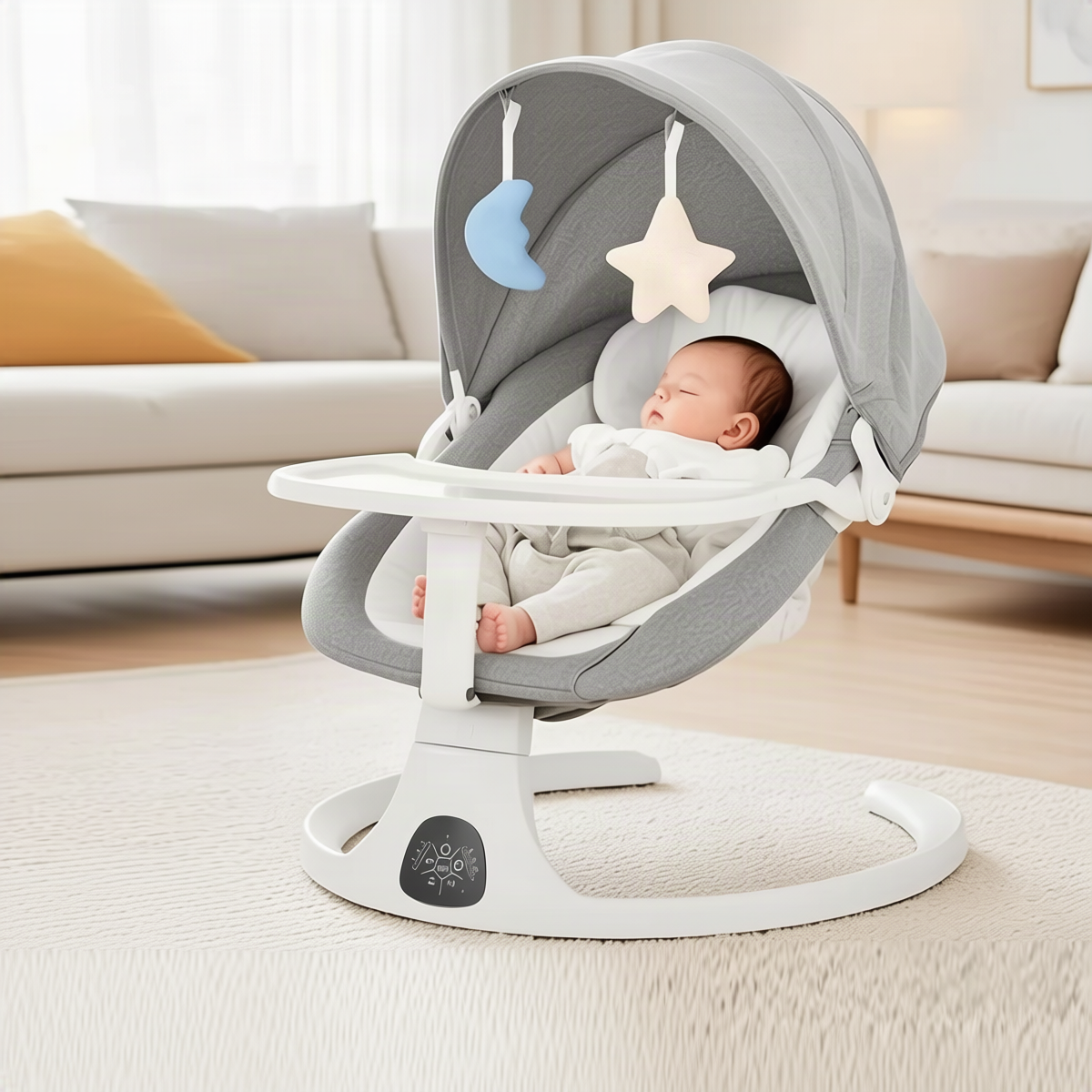 Transat pour bébé avec musique et jouets, dès la naissance