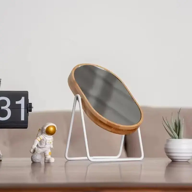 Bamboo Swivel Mirror