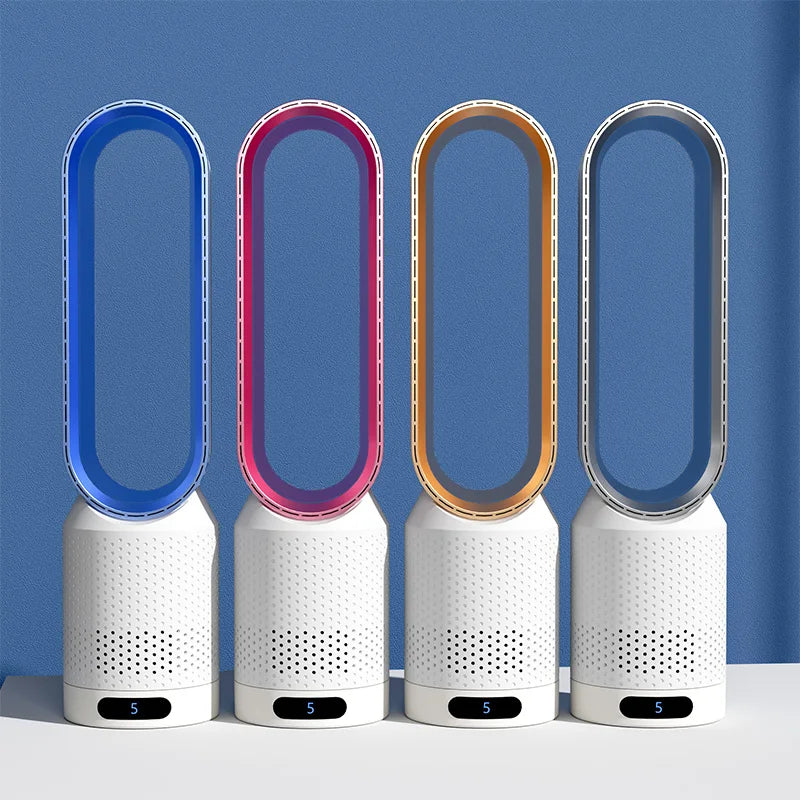 Bladeless Tower Fan | 3-in-1 Air Cooler, Purifier & UV Sterilizer