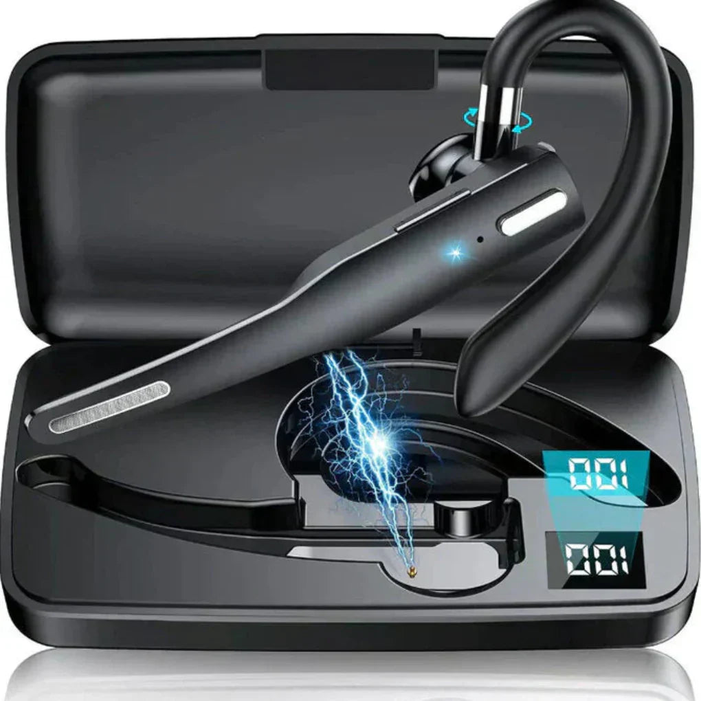 Bluetooth 5.1 Noise Cancelling Headset with Dual Mics for Men