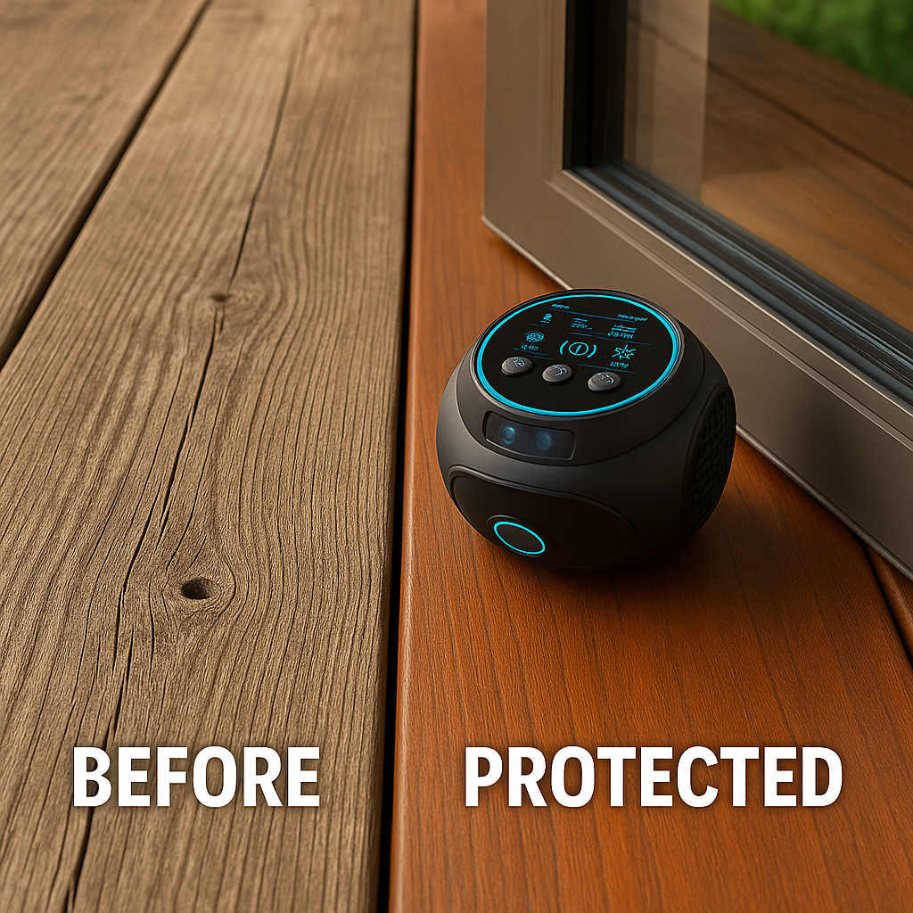 Breevo Ultrasonic Bee & Wasp Repellent For 360 Coverage