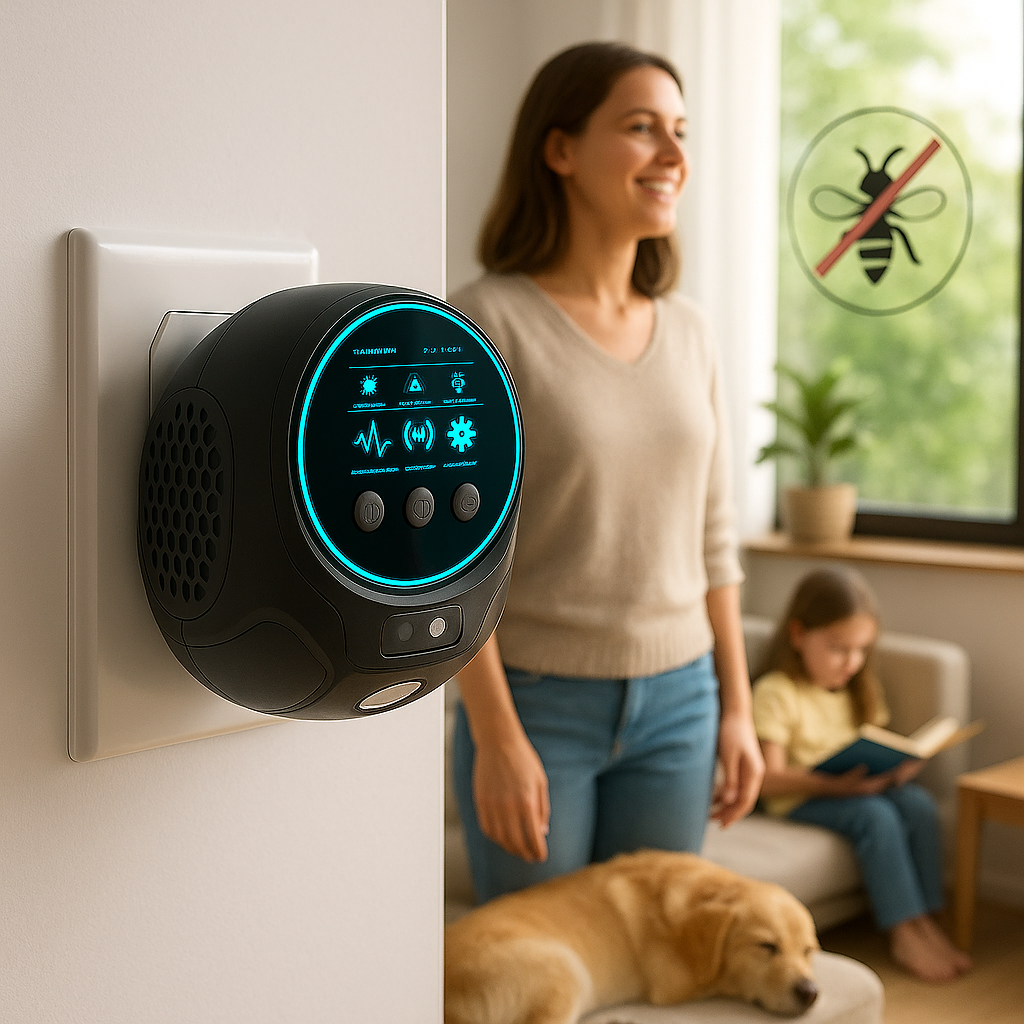 Breevo Ultrasonic Bee & Wasp Repellent For 360 Coverage