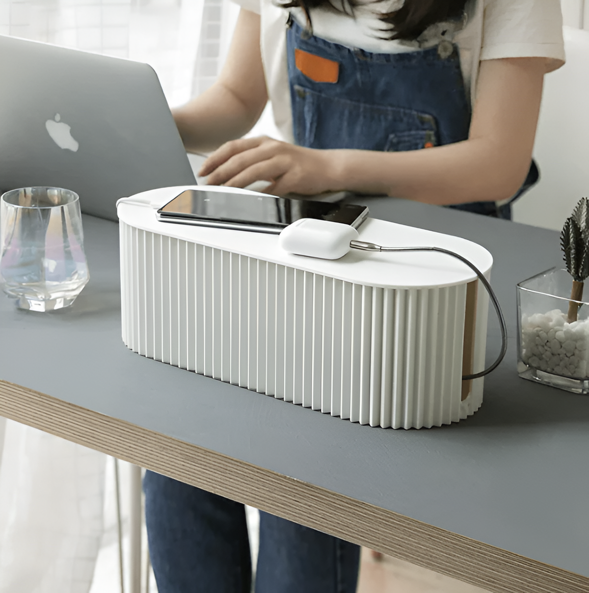 Cable Management Box with Lid