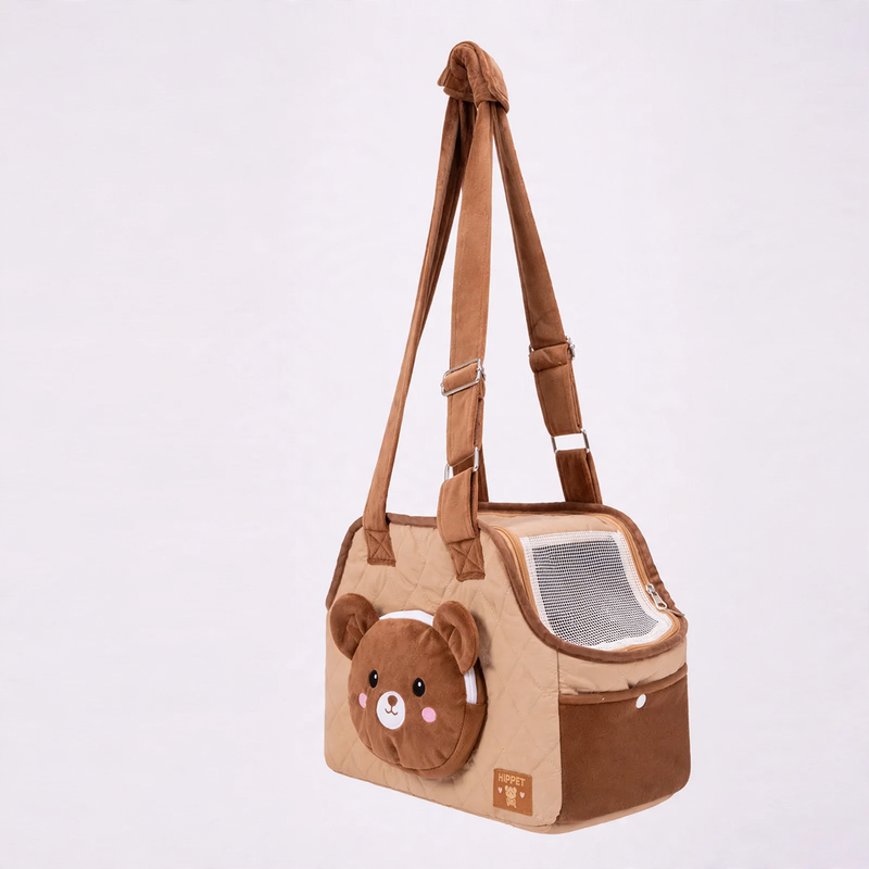 Canvas Pet Carrier Tote Bag for Cats and Small Dogs