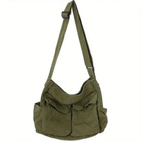 Bolso de Hombro de Lona para Mujer – Vintage y Espacioso