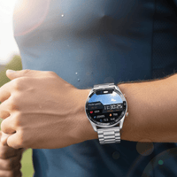 CARDIOTRON – Montre Connectée Homme Premium avec ECG+PPG et Fonction Appel