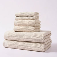 Set de Serviettes en Coton Cascade Suprême | 6 Pièces