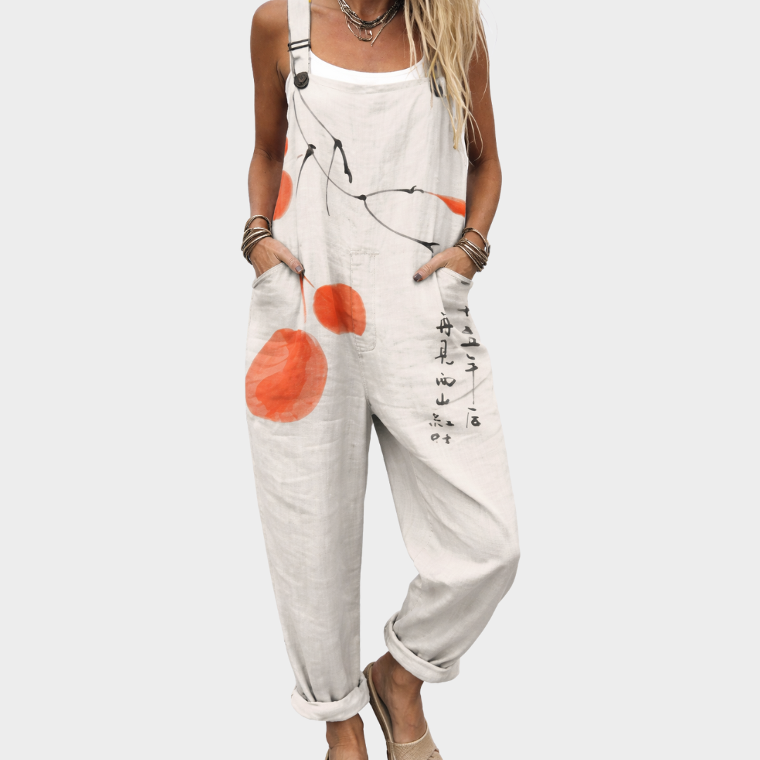 Casual Comfortable Printed Jumpsuit