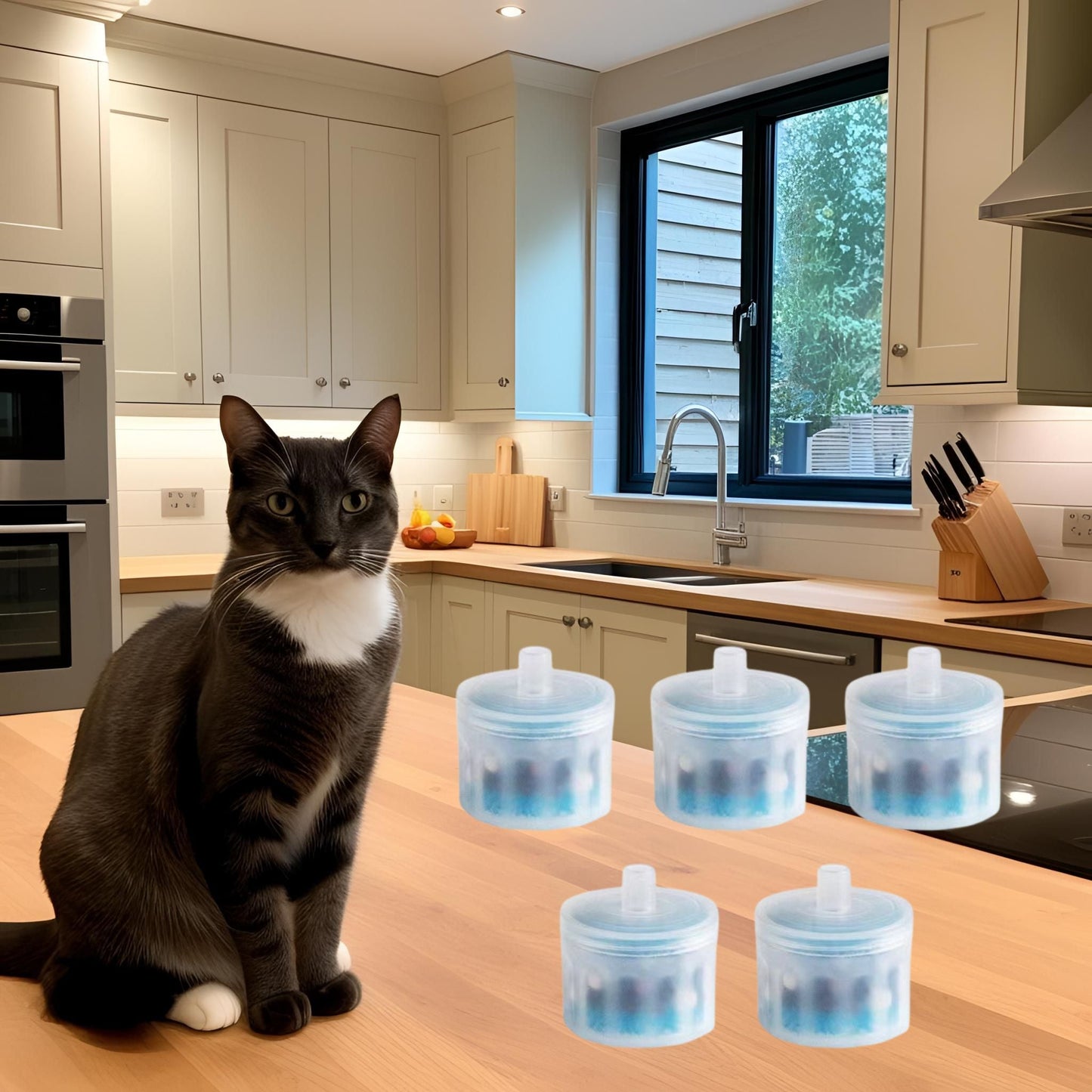 CERAMIC CAT WATER FOUNTAIN | AquaCeramic