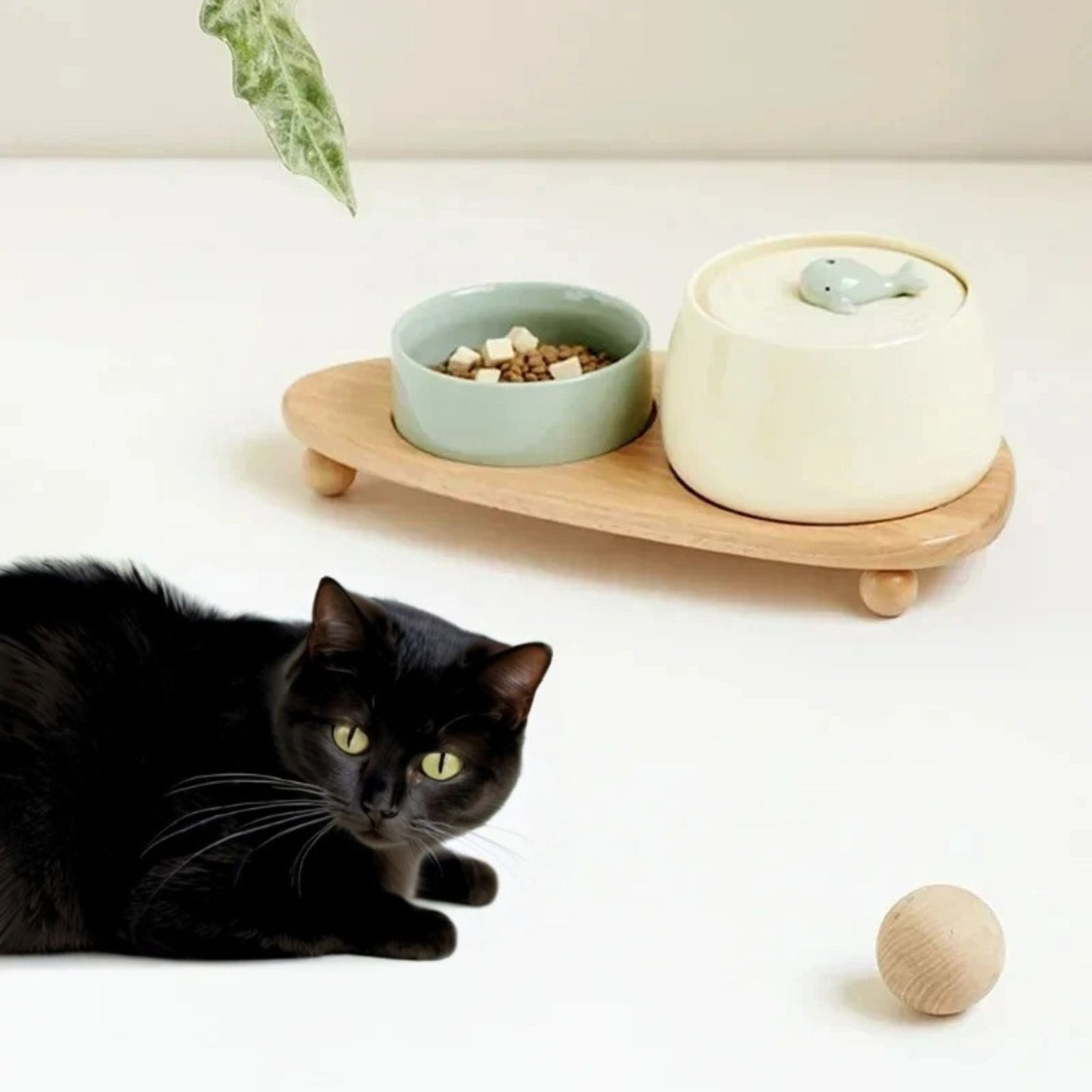 CERAMIC CAT WATER FOUNTAIN | AquaCeramic