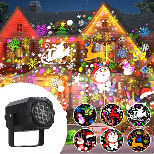 Charmant projecteur lumineux décoratif magique de Noël