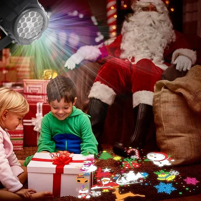 Charmant projecteur lumineux décoratif magique de Noël