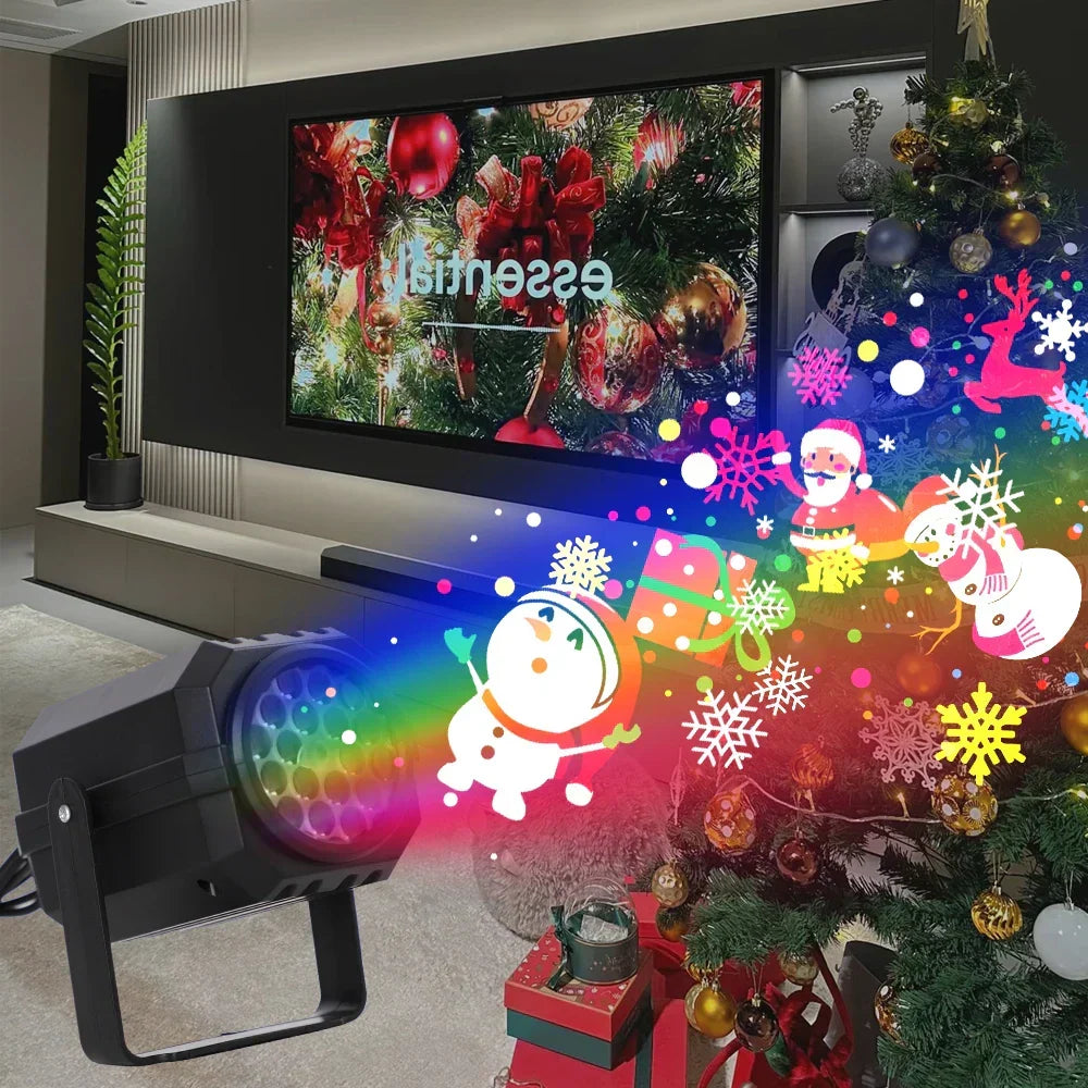 Charmant projecteur lumineux décoratif magique de Noël