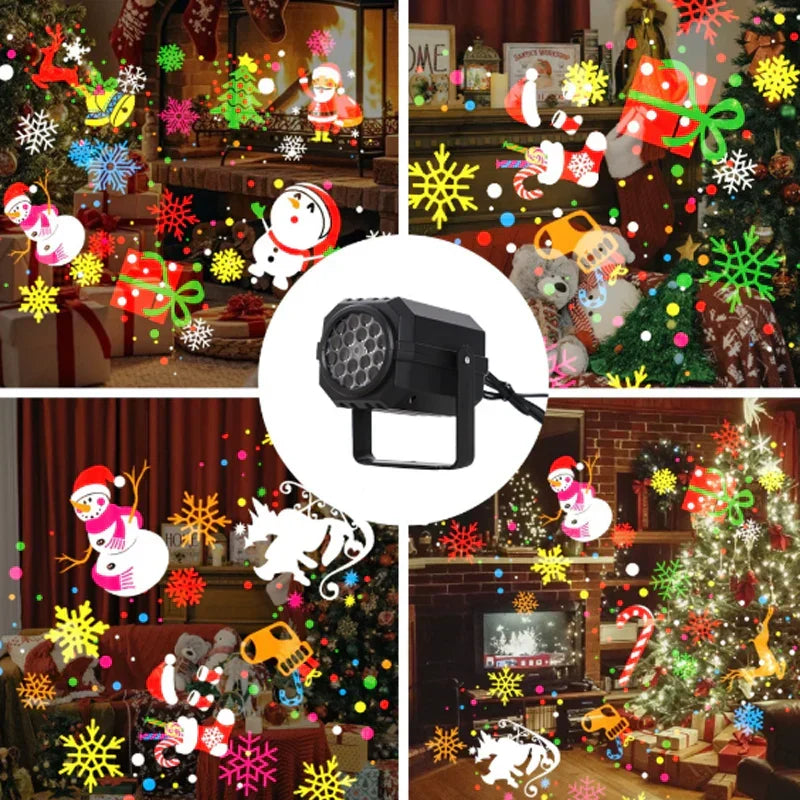 Charmant projecteur lumineux décoratif magique de Noël