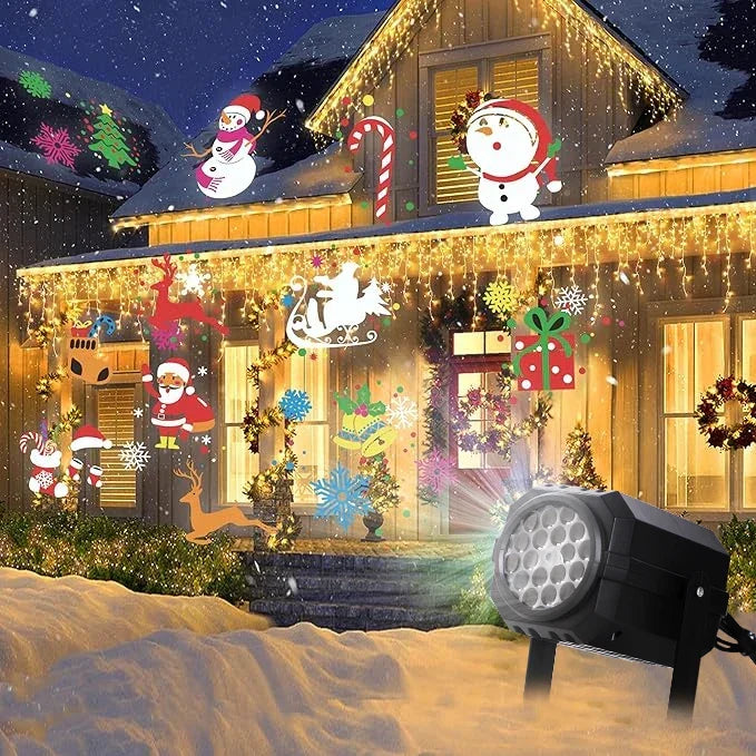 Charmant projecteur lumineux décoratif magique de Noël