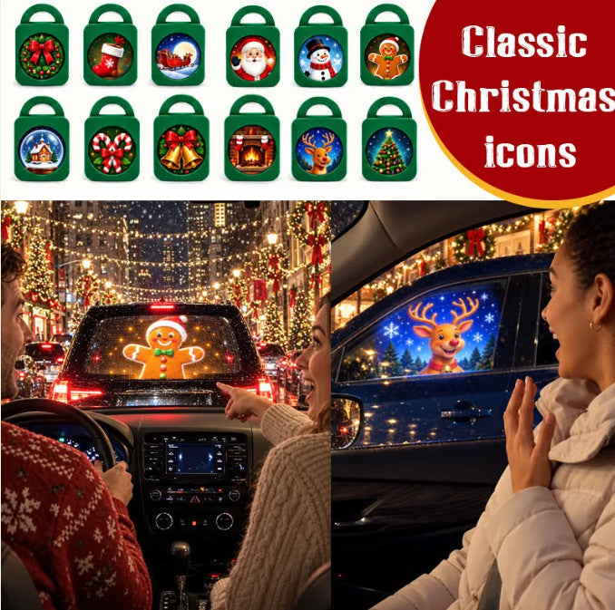 Christmas Car Projector Light with Festive Patterns