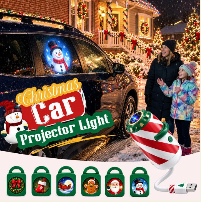 Christmas Car Projector Light with Festive Patterns