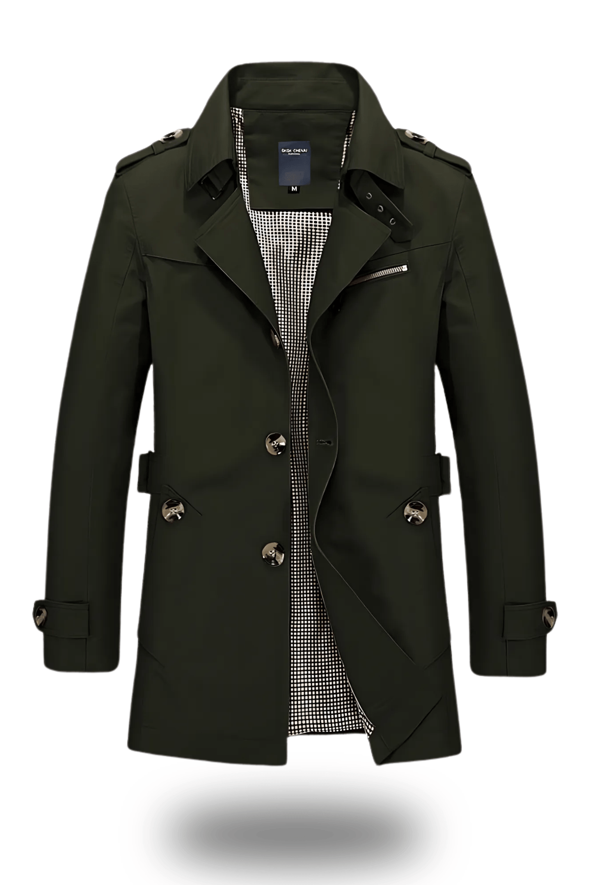 Classic Lapel Collar Trench Coat
