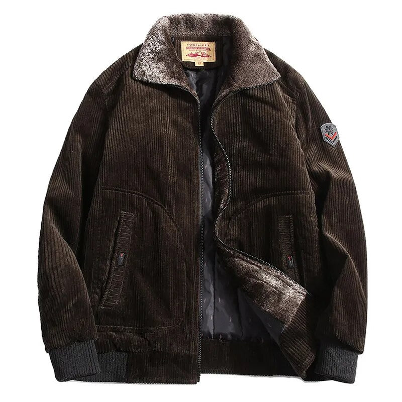 Classic Winter Corduroy Jacket for Men